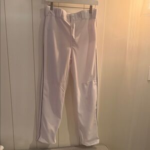 Russell Athletic White Joggers with Dark Side Stripe